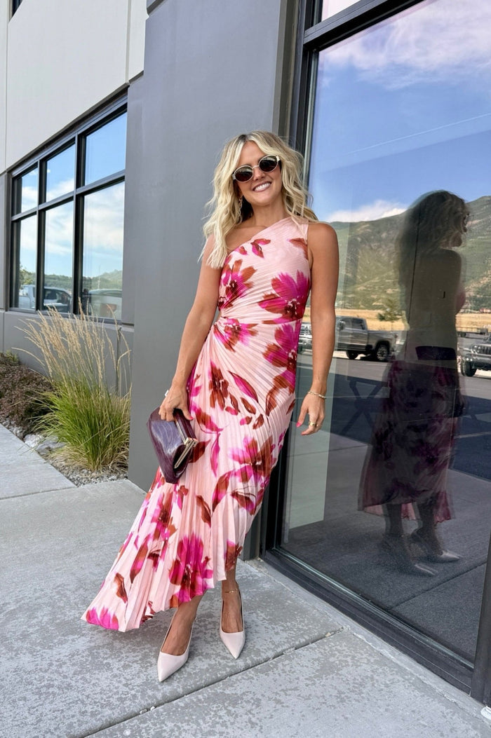 Songs Of Summer Asymmetrical Maxi Dress
