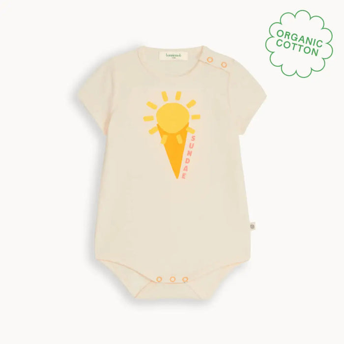 Sorbetto - Ice Cream Jersey Baby Bodysuit - Wee Bee Baby Boutique