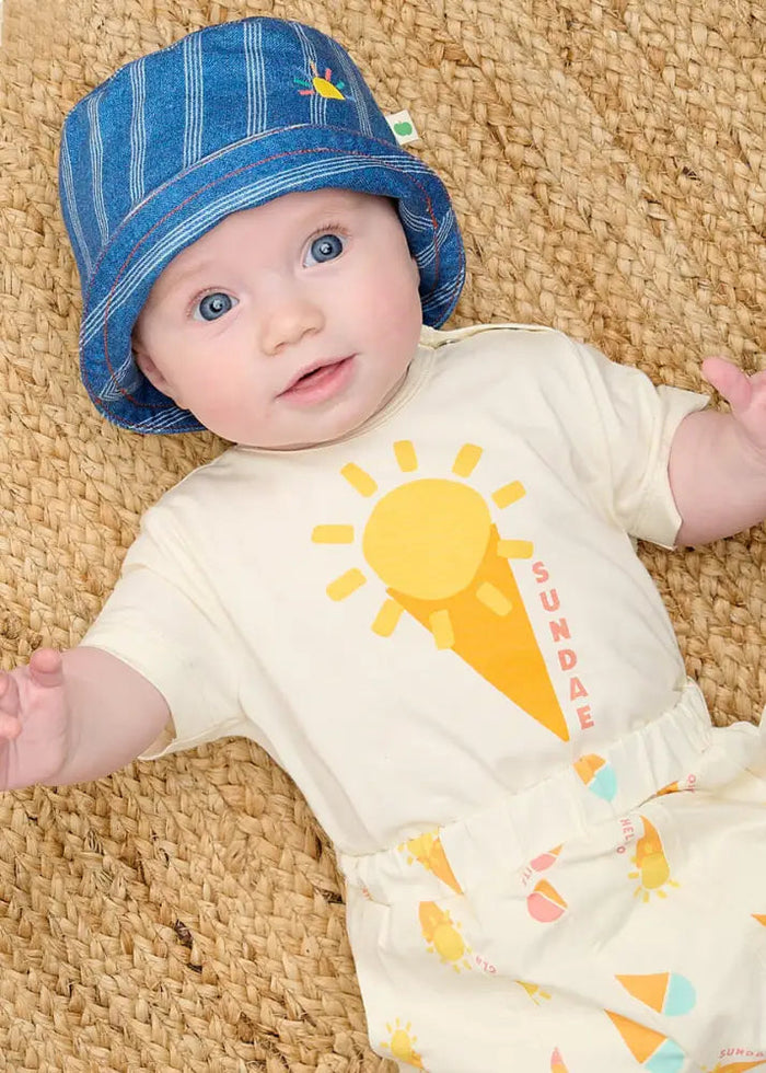 Sorbetto - Ice Cream Jersey Baby Bodysuit - Wee Bee Baby Boutique