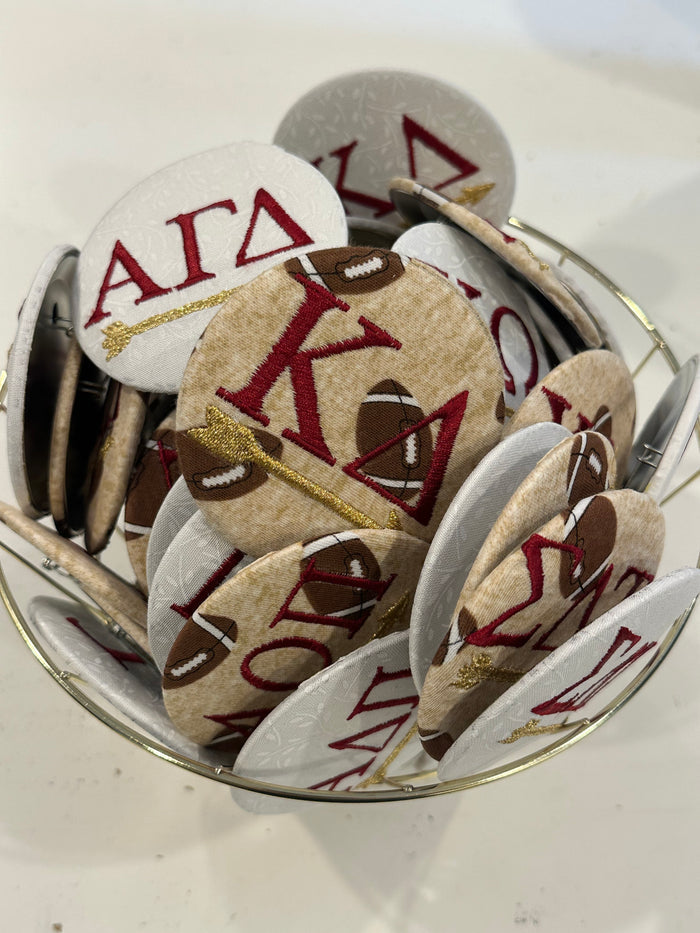 Sorority Fabric Buttons (Pre-Order)