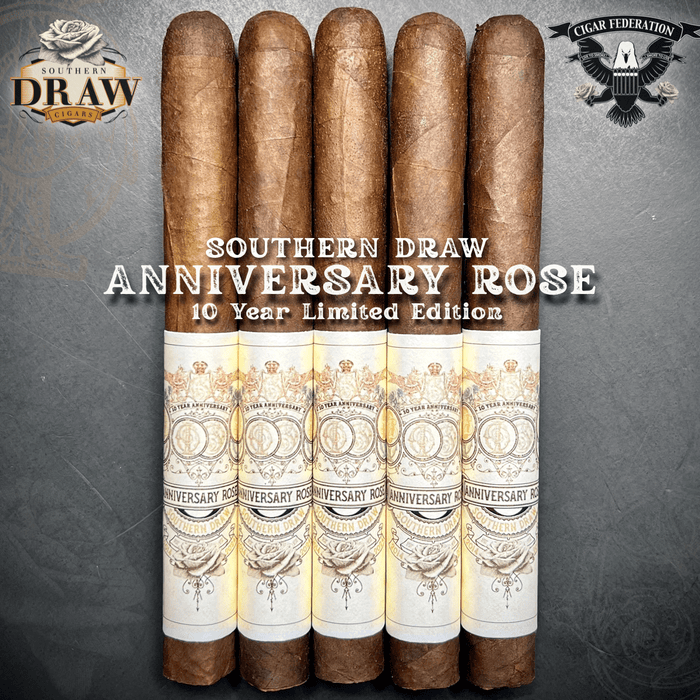 SOUTHERN DRAW ANNIVERSARY ROSE 10 YEAR LIMITED EDITION - Cigar Federation