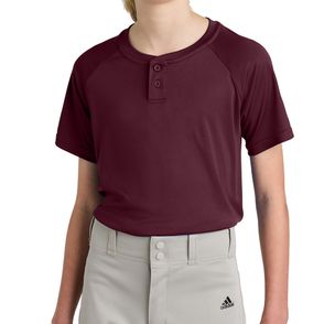 Sport-Tek Kids PosiCharge Competitor 2-Button Henley