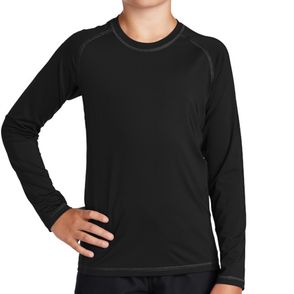 Sport-Tek Youth Long Sleeve Rashguard Tee