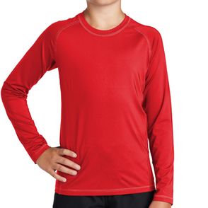 Sport-Tek Youth Long Sleeve Rashguard Tee