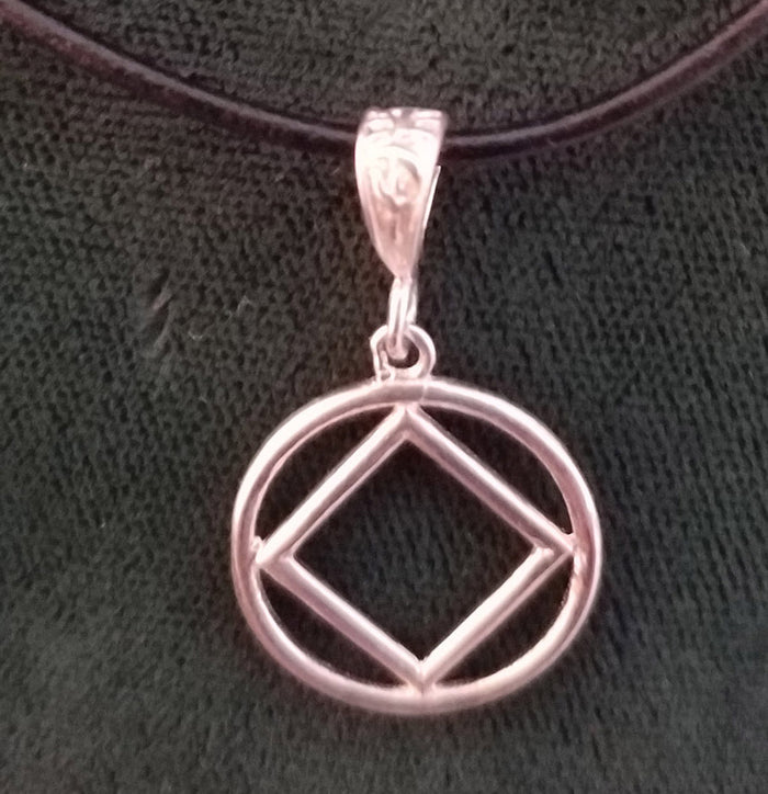 ssj001- Dime Size Service Symbol Pendant