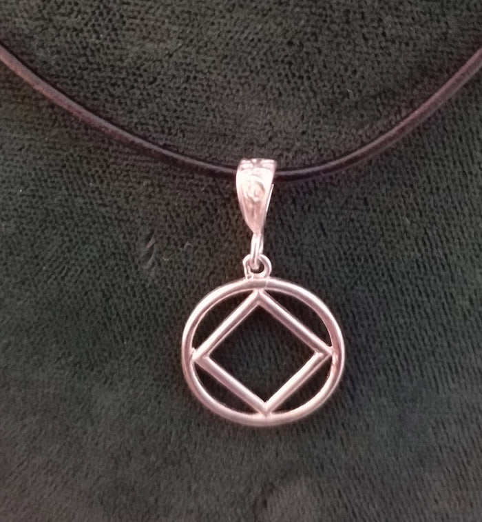 ssj001- Dime Size Service Symbol Pendant