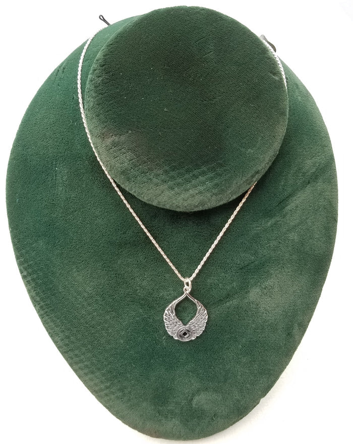 ssj007- Wings With NA Symbol Pendant