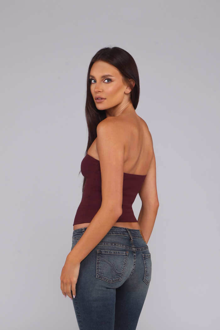 STARLET TUBE TOP / RASPBERRY