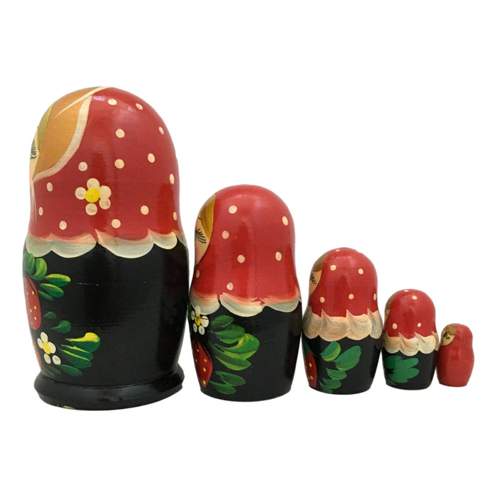 Traditional russian stacking dolls