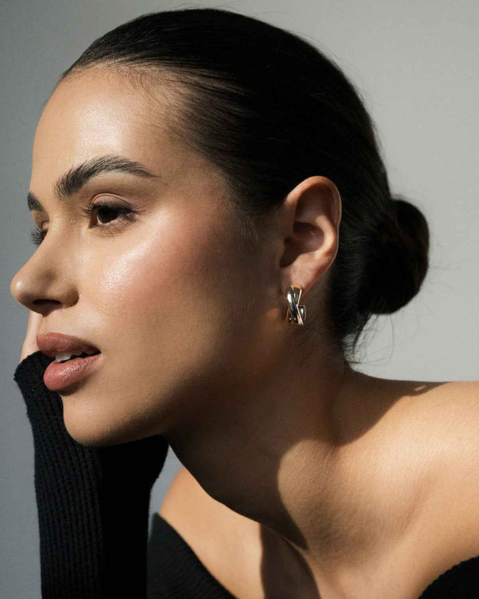 Sullivan Two-Toned Hoops