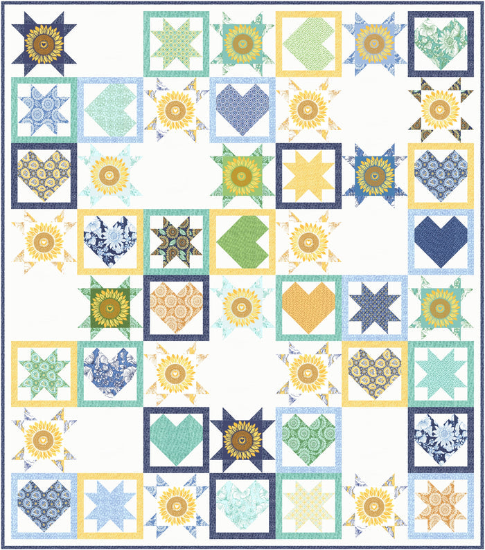 Sunshine in our Hearts Quilt Pattern