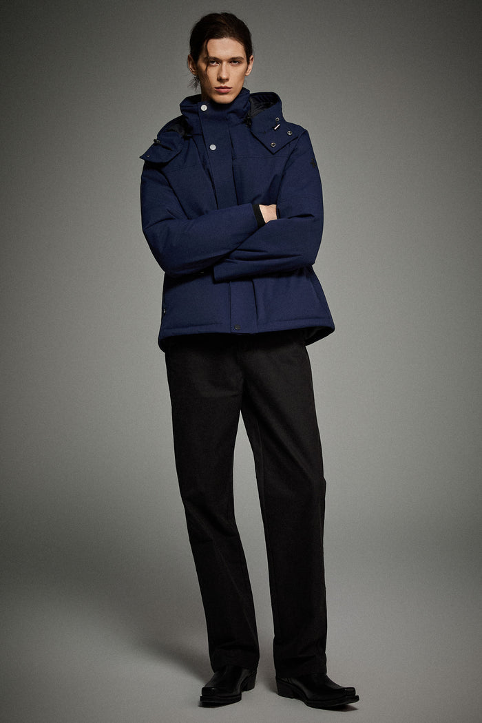 Super Warm Down Parka with Hood Orolay #color_navy