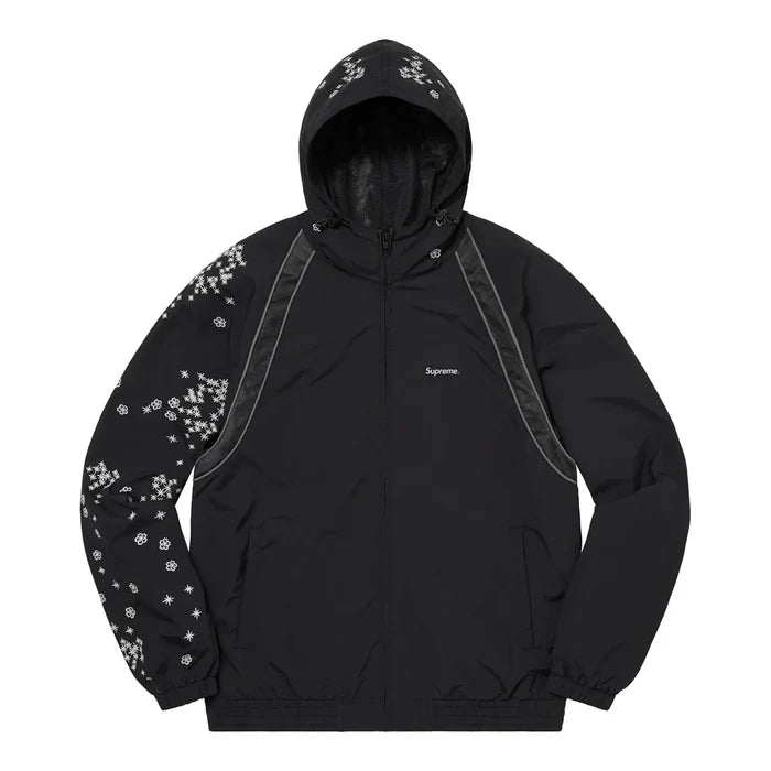 Supreme AOI Glow-In-The-Dark Shell Suit Jacket Black