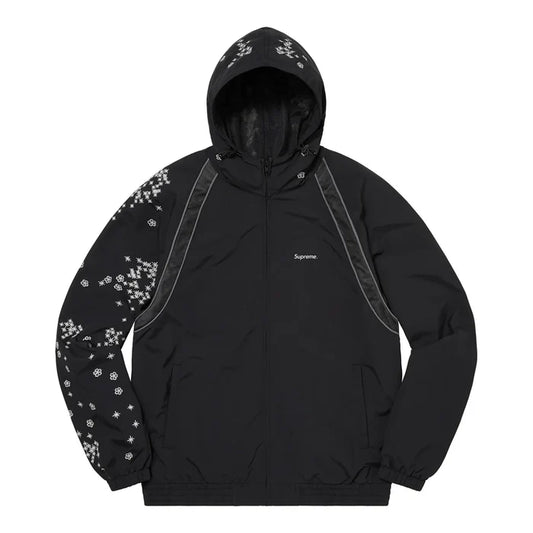 Supreme AOI Glow-In-The-Dark Shell Suit Jacket Black