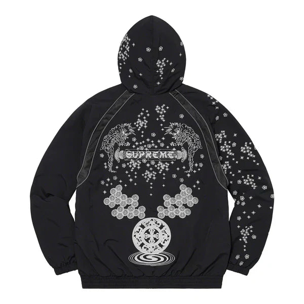 Supreme AOI Glow-In-The-Dark Shell Suit Jacket Black