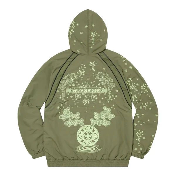 Supreme AOI Glow-In-The-Dark Shell Suit Jacket Khaki