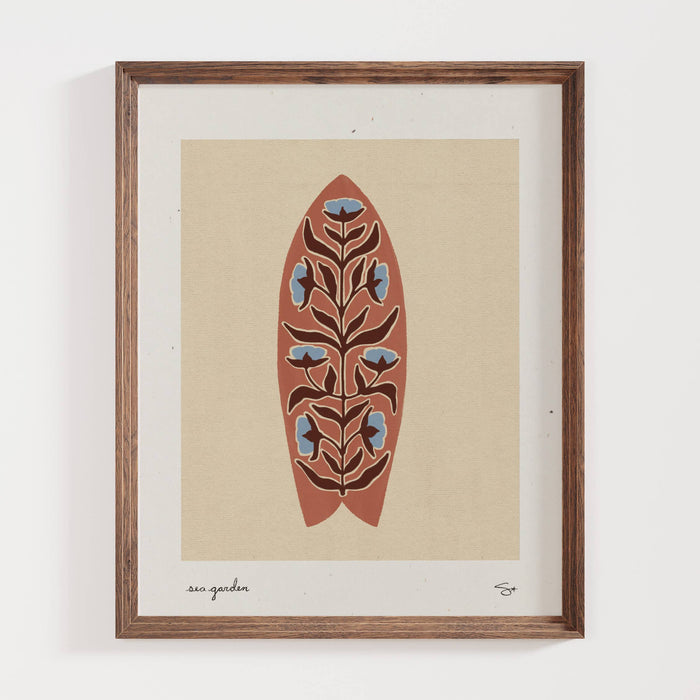 Surf Garden 2 | Surfboard Print