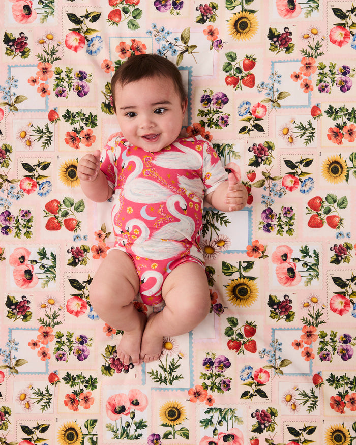 Swanette Organic Short Sleeve Romper