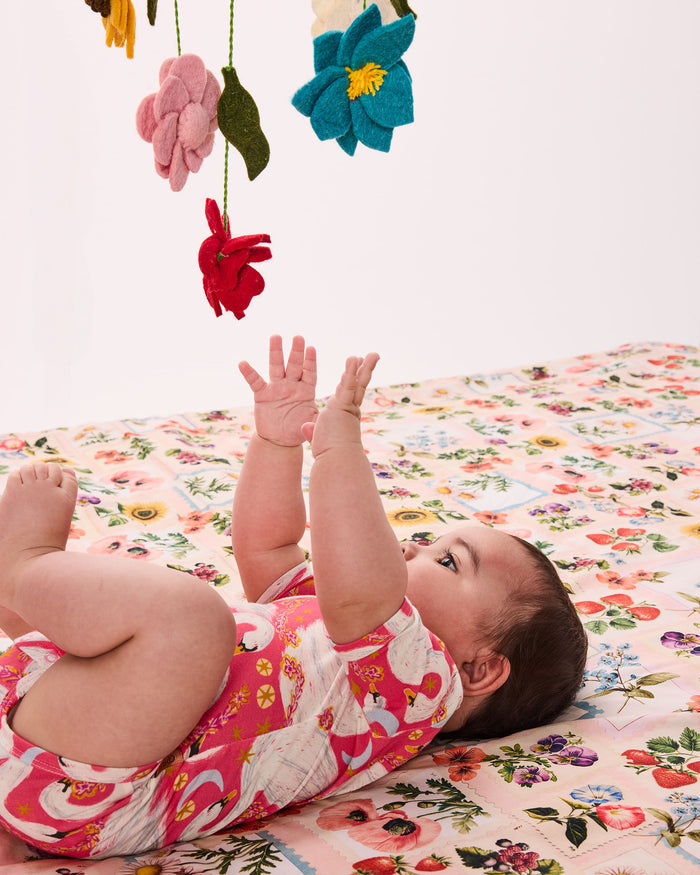 Swanette Organic Short Sleeve Romper