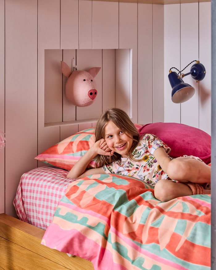 Sweet Life Kids Organic Cotton Short Sleeve Tee & Frill Short Pyjama Set
