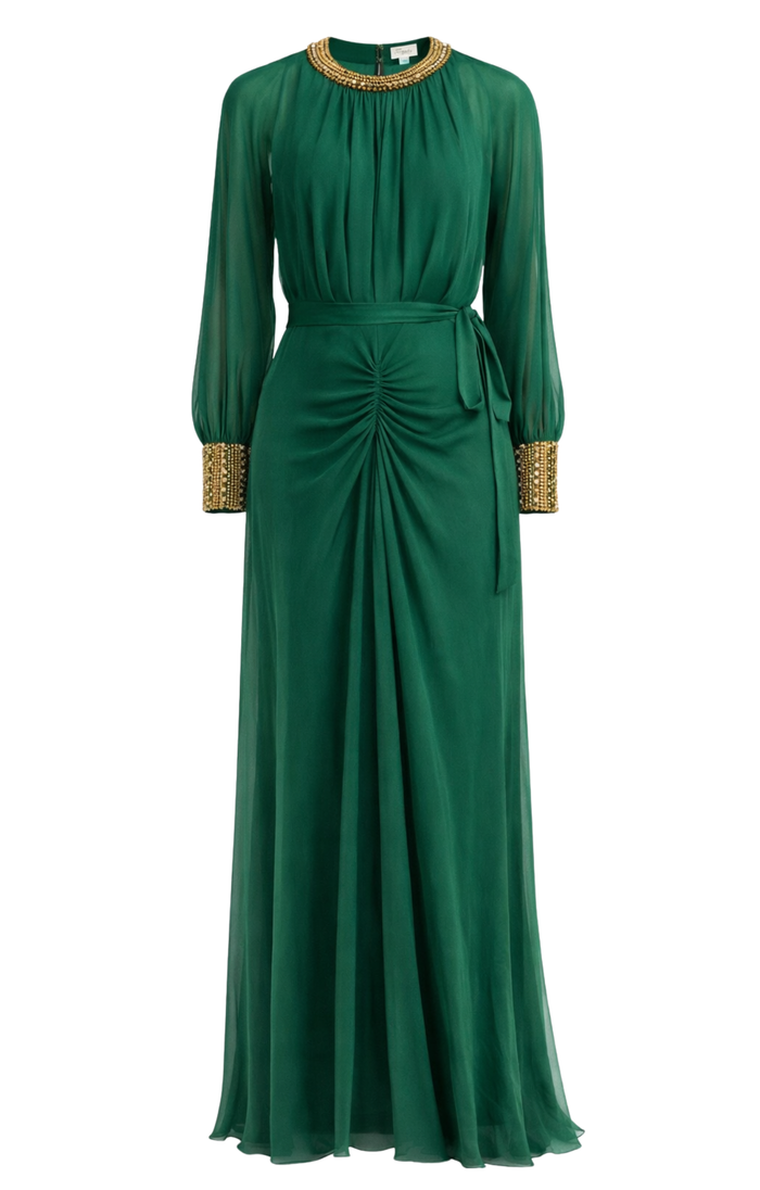 Tahira Gown - Emerald