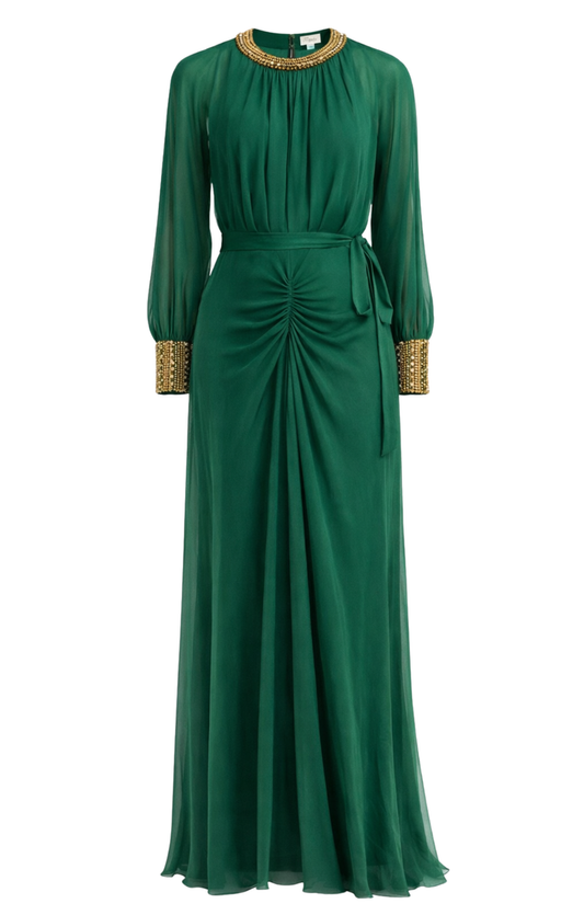 Tahira Gown - Emerald