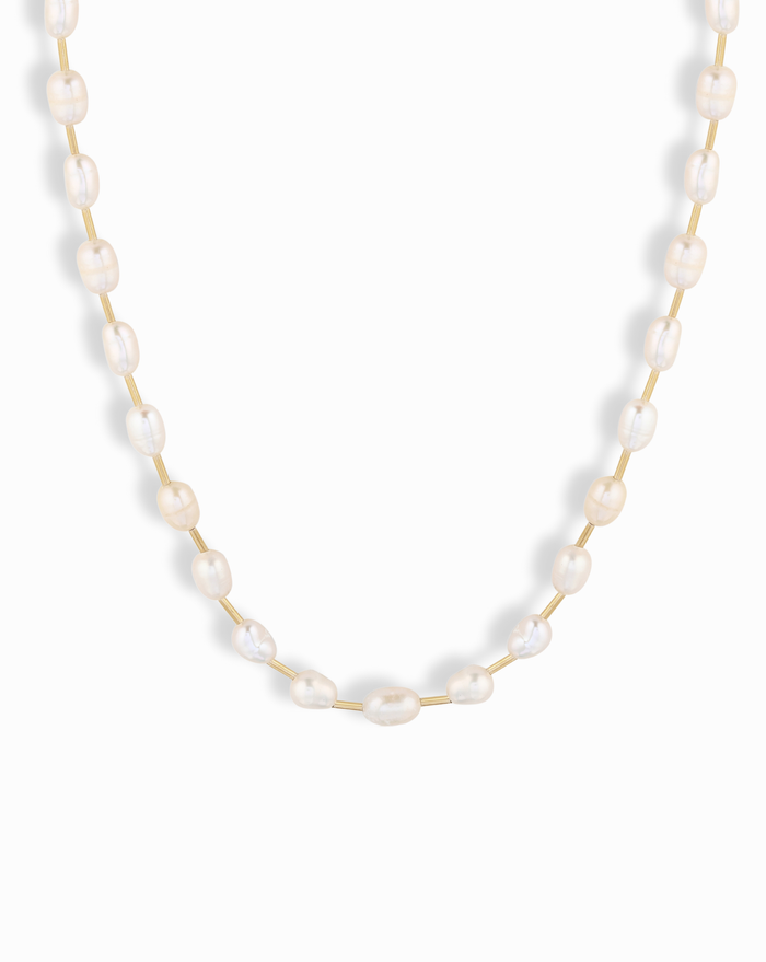 Talia Pearl Necklace - Mod + Jo - Jewelry built to last, advanced plating technology