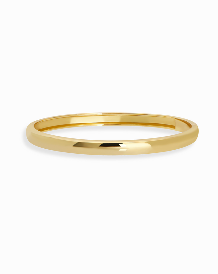 Tate Dome Bangle - Mod + Jo - Jewelry built to last, advanced plating technology