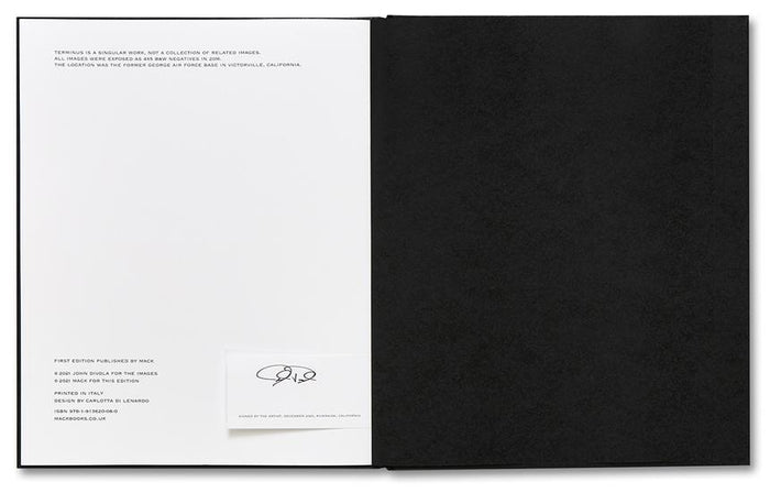 Terminus by John Divola - Signed
