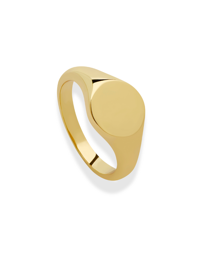 Tessa Signet Ring - Mod + Jo - Jewelry built to last, advanced plating technology