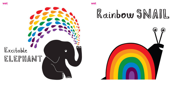 The Rainbow Snail & Friends: Bath Book - Wee Bee Baby Boutique