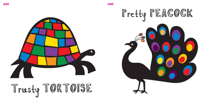 The Rainbow Snail & Friends: Bath Book - Wee Bee Baby Boutique