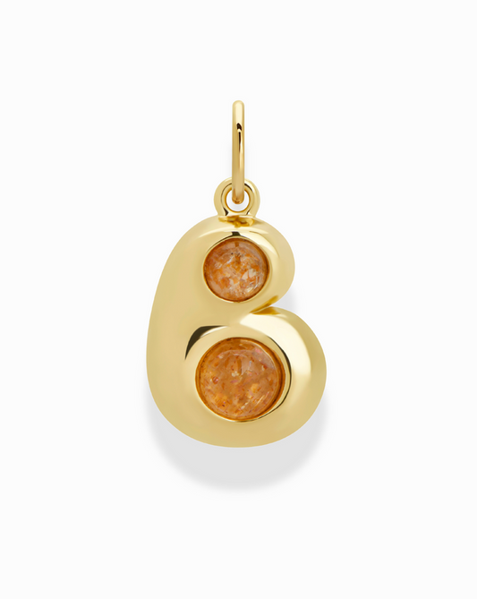 Thea Bubble Letter Charm - Mod + Jo - Jewelry built to last, advanced plating technology