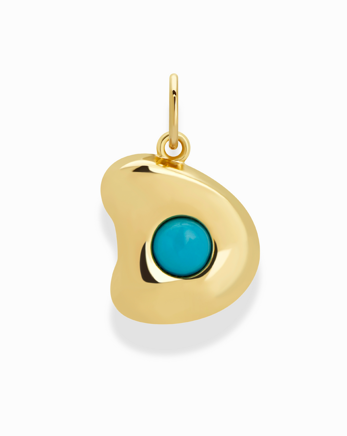 Thea Bubble Letter Charm - Mod + Jo - Jewelry built to last, advanced plating technology