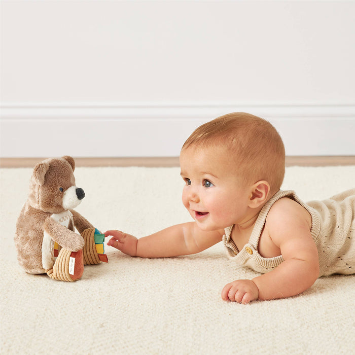 Theo The Bear - Itzy Bitzy Mirror Travel and Tummy Time Toy - Wee Bee Baby Boutique