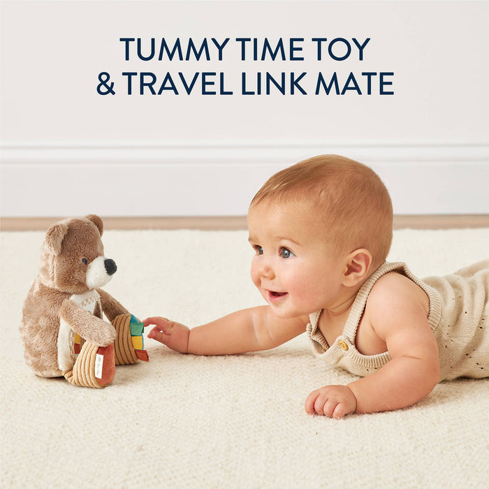 Theo The Bear - Itzy Bitzy Mirror Travel and Tummy Time Toy - Wee Bee Baby Boutique