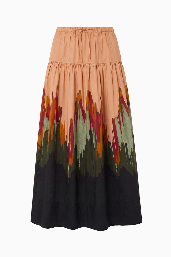Theodora Cotton Skirt - Agate