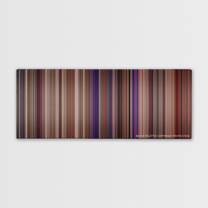 This Is Spinal Tap color palette canvas print: thousands of thin vertical stripes of color