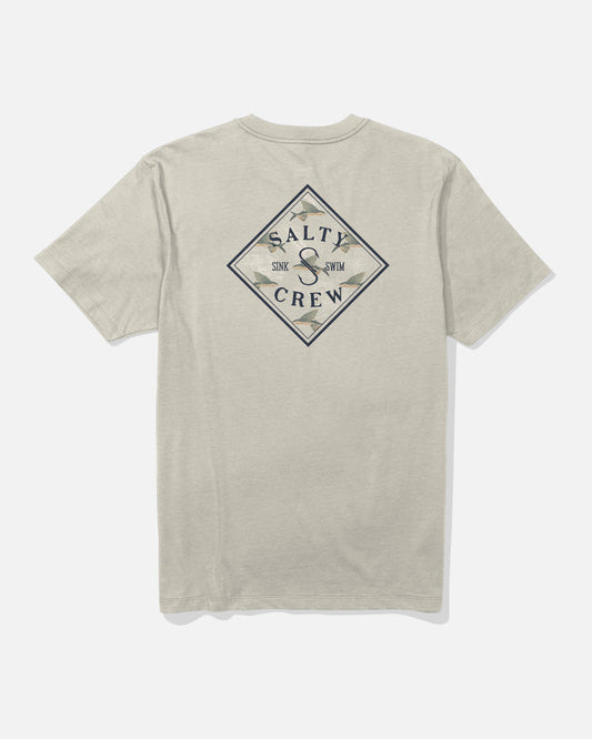 Tippet Fill Ss Tee - Moonbeam