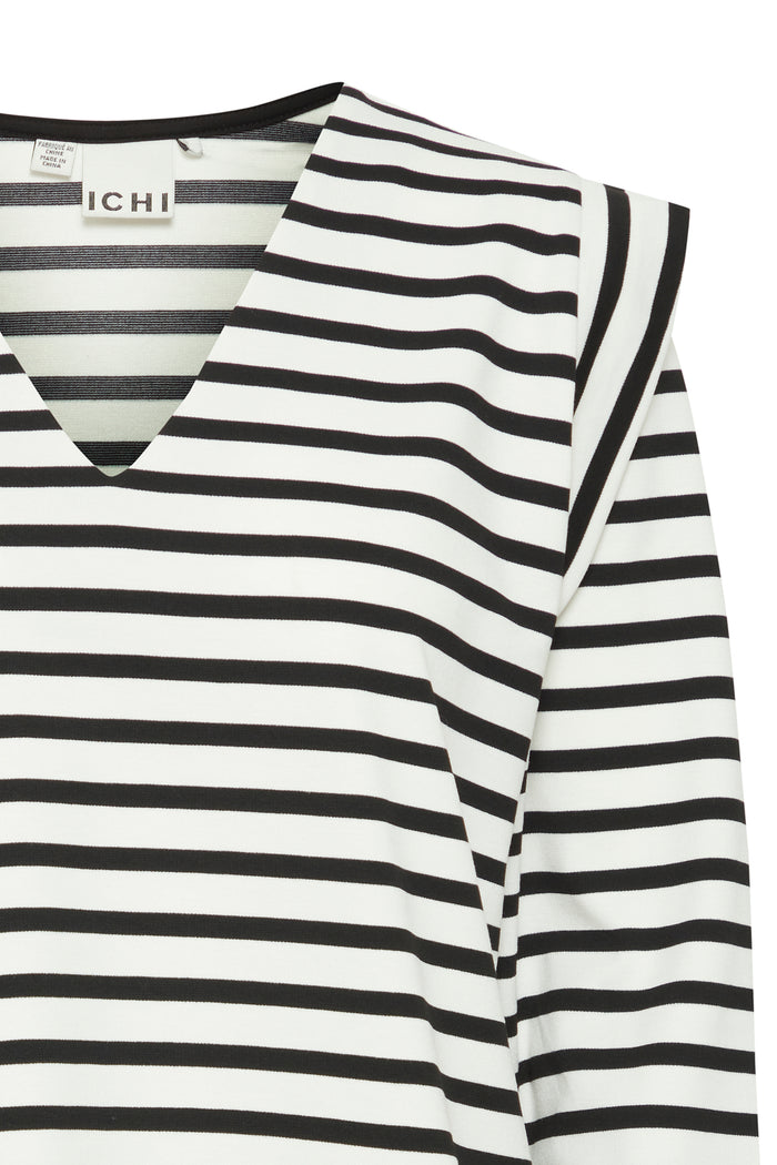 TIRA STRIPE TOP (BLACK/WHITE)