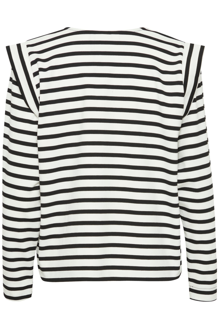 TIRA STRIPE TOP (BLACK/WHITE)