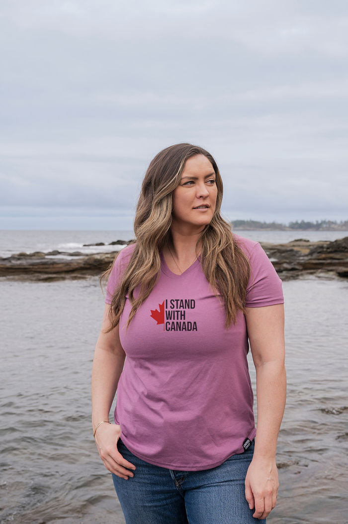 Tod Maffin's Stand with Canada - Women's Eco Tee - Lilac