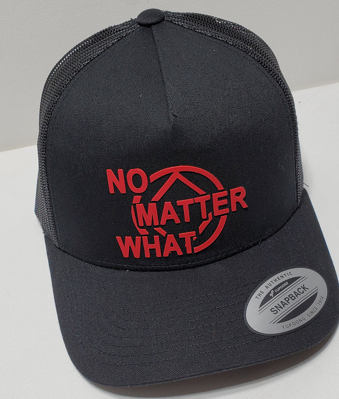 Trucker Cap - No Matter What Blk/Red