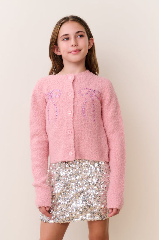 Tween Journelle Embellished Cardigan