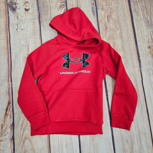 UA RIVAL FLEECE PRT FILL RED 1386742