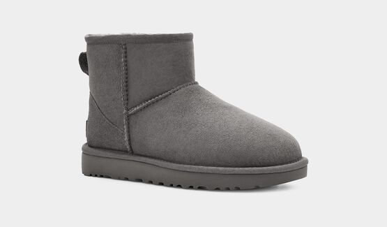 Ugg - Women Classic Mini II (Grey) - Clique Apparel