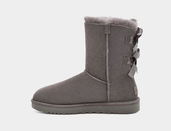 Ugg - Womens Bailey Bow II (Grey) - Clique Apparel