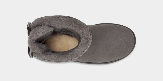 Ugg - Womens Bailey Bow II (Grey) - Clique Apparel