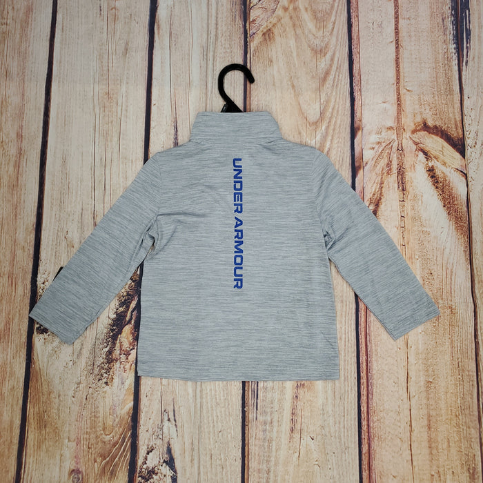 UNDER ARMOUR BOYS TWIST 1/4 ZIP GRAY