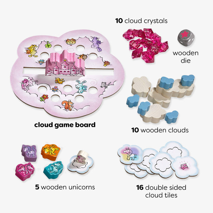 Unicorn Glitterluck – Cloud Stacking - Wee Bee Baby Boutique